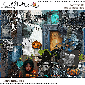 Eerie {Mini Kit} by Mixed Media by Erin