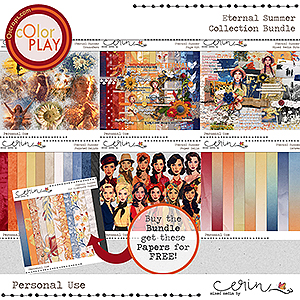 Eternal Summer {Collection Bundle} by Mixed Media by Erin