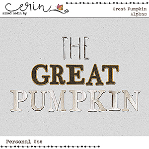 The Great Pumpkin {Alphas} by Mixed Media by Erin