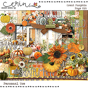 The Great Pumpkin {Page Kit} by Mixed Media by Erin