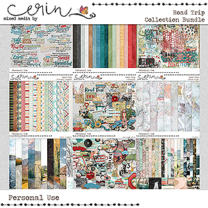 Road Trip {Collection Bundle} by Mixed Media by Erin