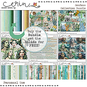 Seafoam {Collection Bundle} by Mixed Media by Erin