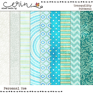 Tranquility {Patterns} by Mixed Media by Erin