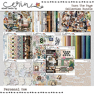 Turn the Page {Collection Bundle} by Mixed Media by Erin