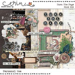 Turn the Page {Mini Kit} by Mixed Media by Erin