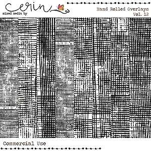Handrolled Overlays Vol 12 (CU) by Mixed Media by Erin