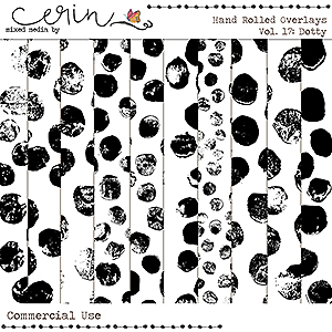 Handrolled Overlays Vol 17 (CU) by Mixed Media by Erin