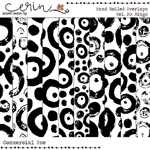 Handrolled Overlays Vol 20 (CU) by Mixed Media by Erin