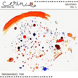 Splatters Vol 1 (CU) by Mixed Media by Erin