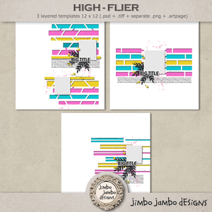 High flier templates by Jimbo Jambo Designs