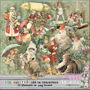 Vintage Yule Add On Characters by itKuPiLLi imaginarium