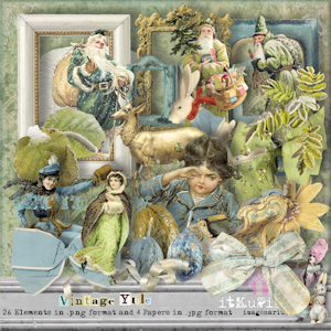 Vintage Yule  by itKuPiLLi imaginarium 