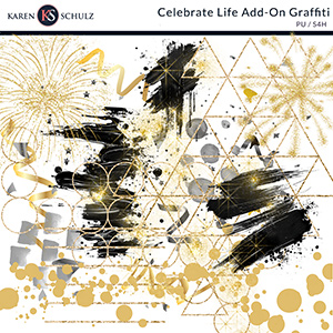 Celebrate Life Add-On Graffiti