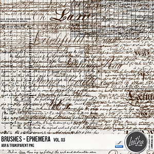 Ephemera Brushes & Stamps Vol. 03