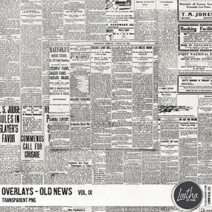 Old News Overlays Vol. 01