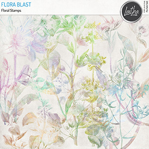 Flora Blast - Floral Colored Stamps