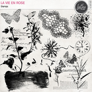 La Vie En Rose - Stamps