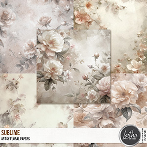 Sublime - Artsy Floral Papers