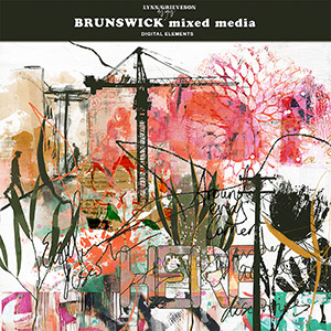 Brunswick Digital Scrapbooking Mixed Media by Lynn Grieveson