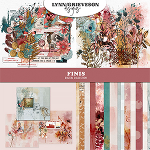 Finis Digital Scrapbooking Collection by Lynn Grieveson