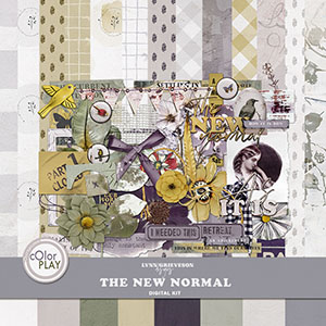 The New Normal Digital Scrapbooking Kit by Lynn Grieveson