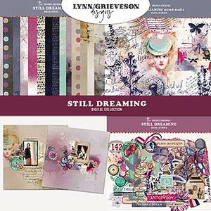 Still Dreaming Digital Scrapbooking Collection by Lynn Grieveson