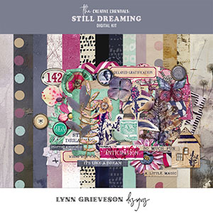 Still Dreaming Digital Scrapbooking Kit by Lynn Grieveson