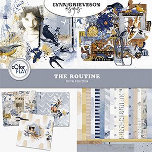 The Routine Digital Scrapbooking Collection by Lynn Grieveson