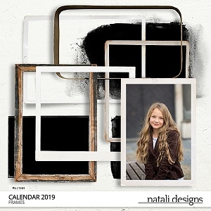 2019 Calendar Frames