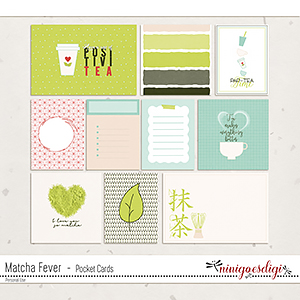 Matcha Fever Pocket Cards by ninigoesdigi