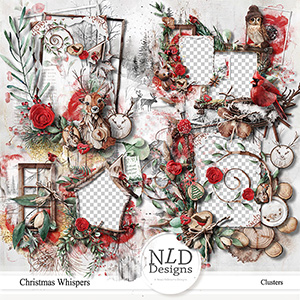 Christmas Whispers Clusters & Arrangements By NLD Designs