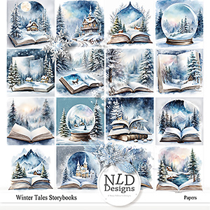 Winter Tales Storybooks & Free Elements Gift By NLD Designs