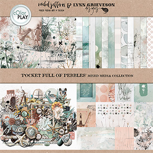 Pocket Full of Pebbles Digital Scrapbooking Collection by Rachel Jefferies and Lynn Grieveson