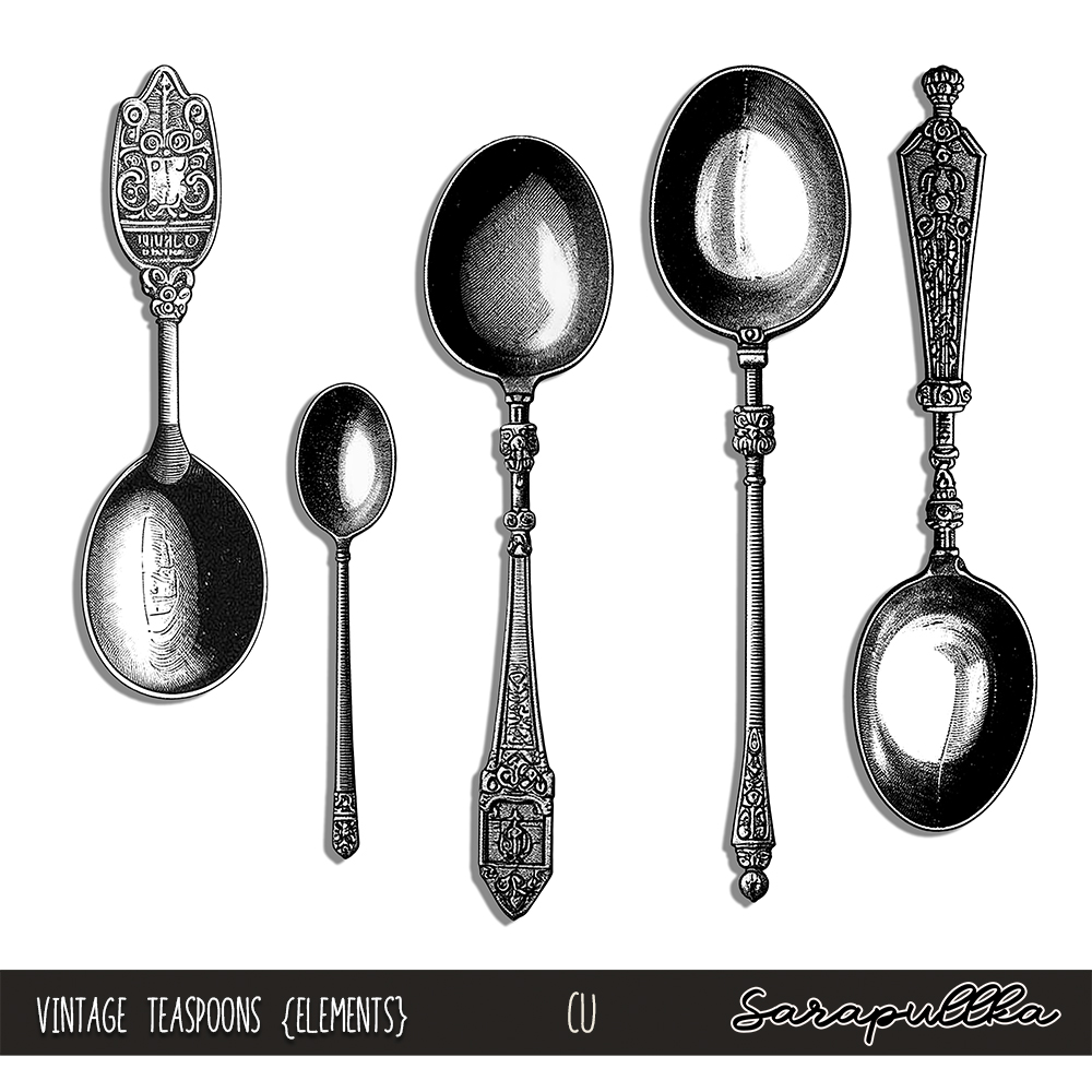 CU Vintage Teaspoons