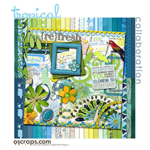 Tropical - Oscraps Collaborative Kit 