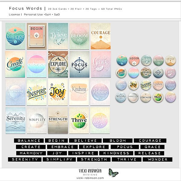 Focus Words Digital Version