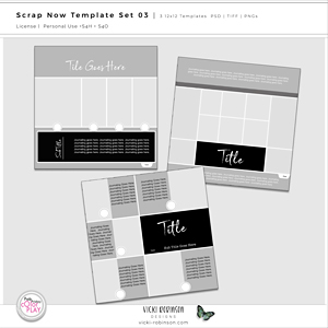 Scrap Now Template Set 03