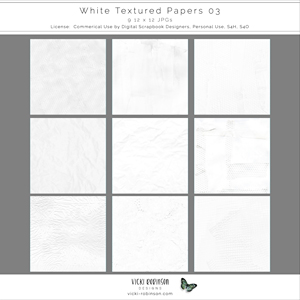 Textured White Papers 03