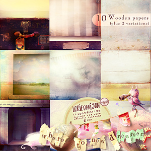 Where To Now Dreamer? Wooden Papers