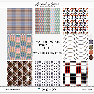 CU Layered Patterns 3 by Wendy Page Designs  