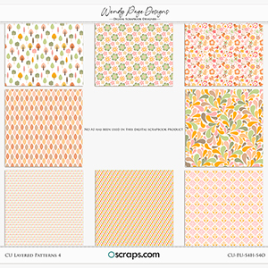 CU Layered Patterns 4 by Wendy Page Designs