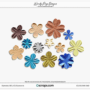 Flowers 105 (CU) by Wendy Page Designs    