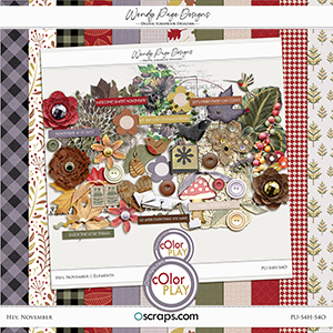 Hey November Kit by Wendy Page Designs   