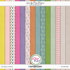 No Mojo papers by Wendy Page Designs 