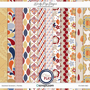 Second Summer Papers by Wendy Page Designs    