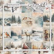 Winter Nostalgia - Junk Journal Papers by Joyce Paul 