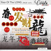 Year of the "LONG"-Word art