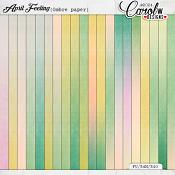 April Feeling-Ombre Paper