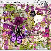 February Feeling-Page Kit