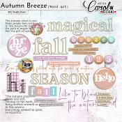 Autumn Breeze-Word art